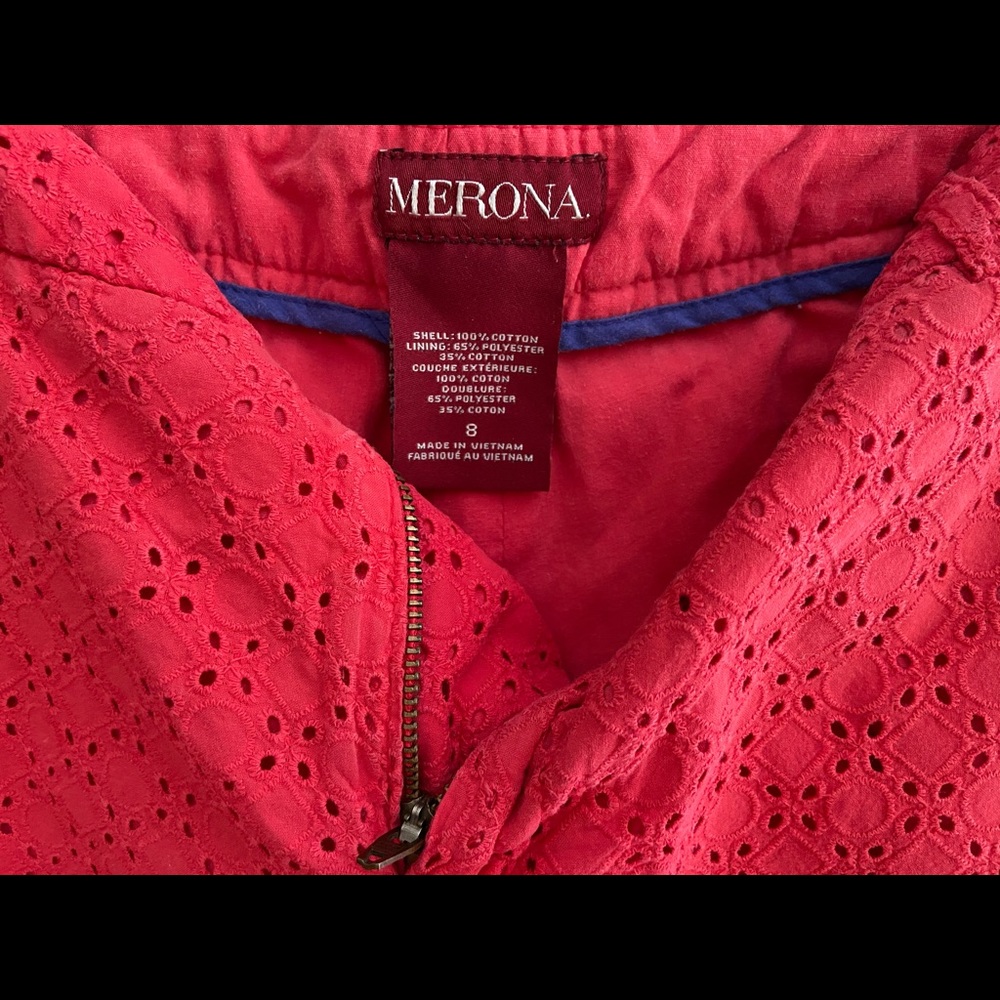 Merona Fuschia Eyelet / Broderie Shorts - Picture 3 of 3